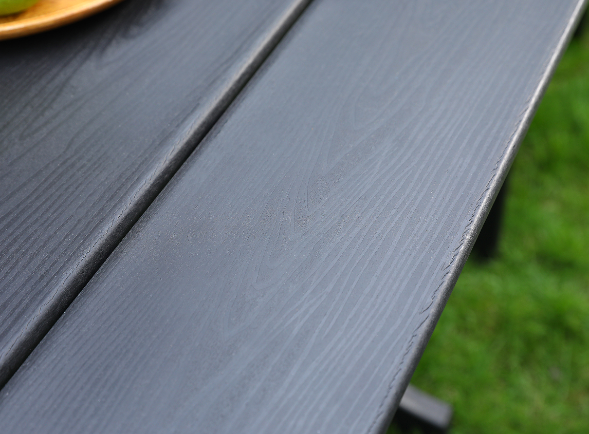 Mesa cuadrada HPDE gris