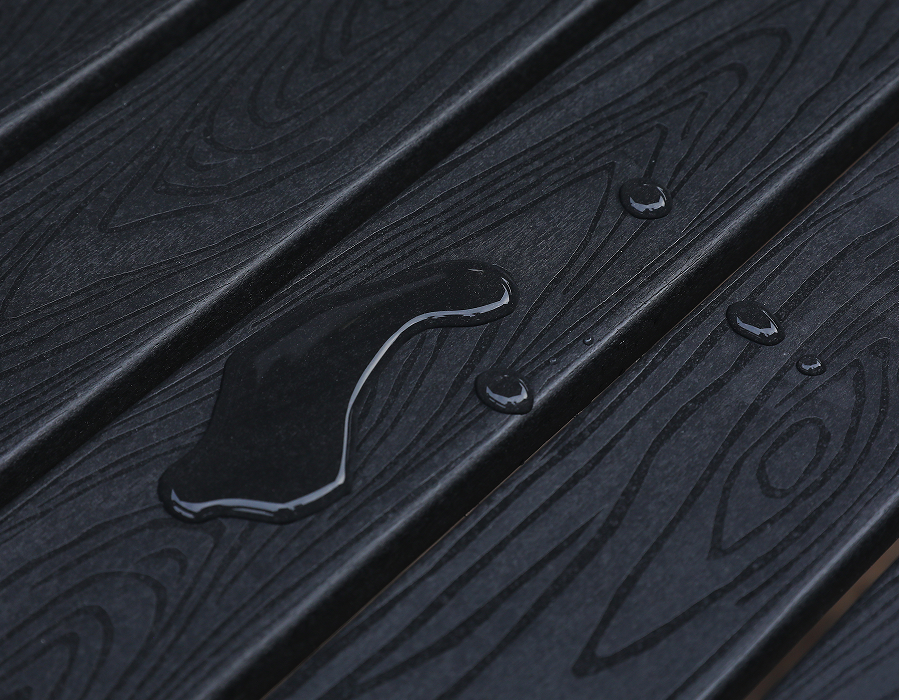 Mesa rectangular HDPE negra