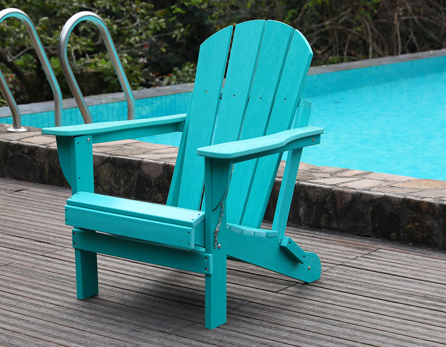 Silla Rana Adirondack de HDPE, Turquesa