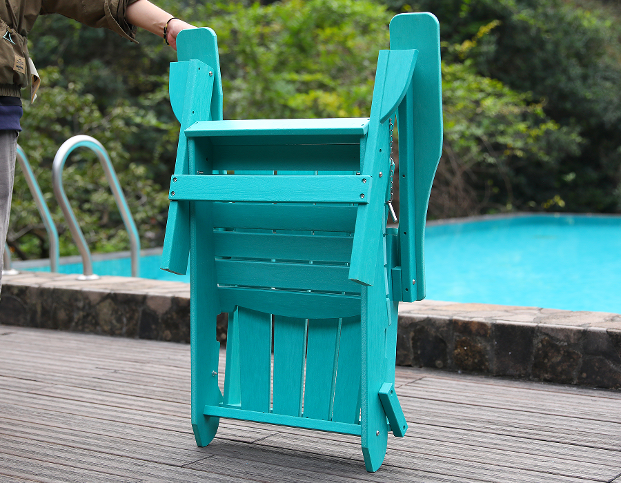Silla Rana Adirondack de HDPE, Turquesa