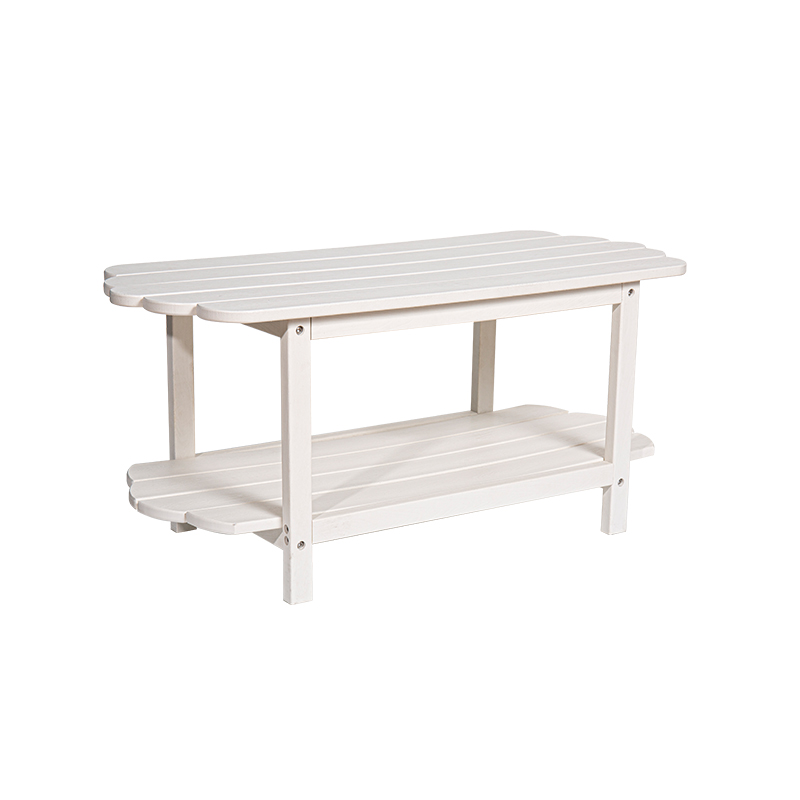 Mesa larga de HDPE duradera blanca con 304 tornillos de montaje de acero inoxidable