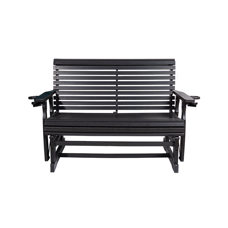 Silla planeadora para patio exterior de HDPE resistente a la intemperie